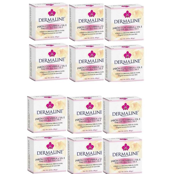 Dermaline Soap with Aloe Vera