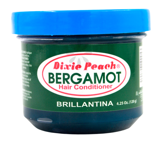 Dixie Peach Green Bergamot Vaseline for hair styling 4.25 oz.