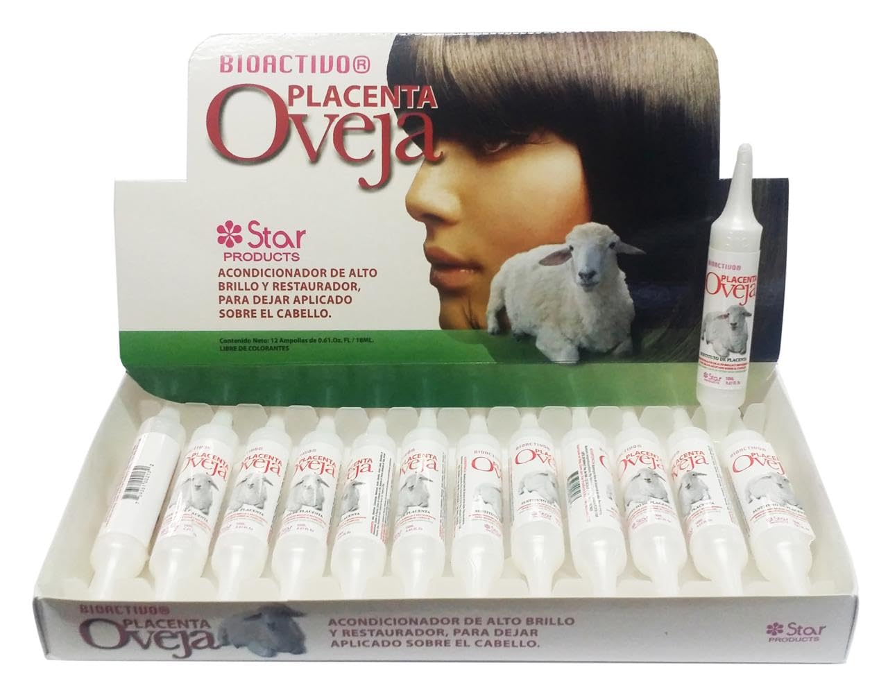 61q4JJdcJ8L._SL1280_ Purified Placenta Sheep Leave in Hair Conditioner 12 Applications - Imagen 1