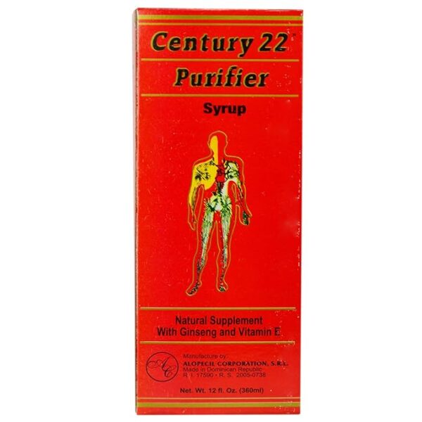 Depurativo Siglo 22 Suplemeto Dietetico con Jengibre Century 22 Purifier Syrup