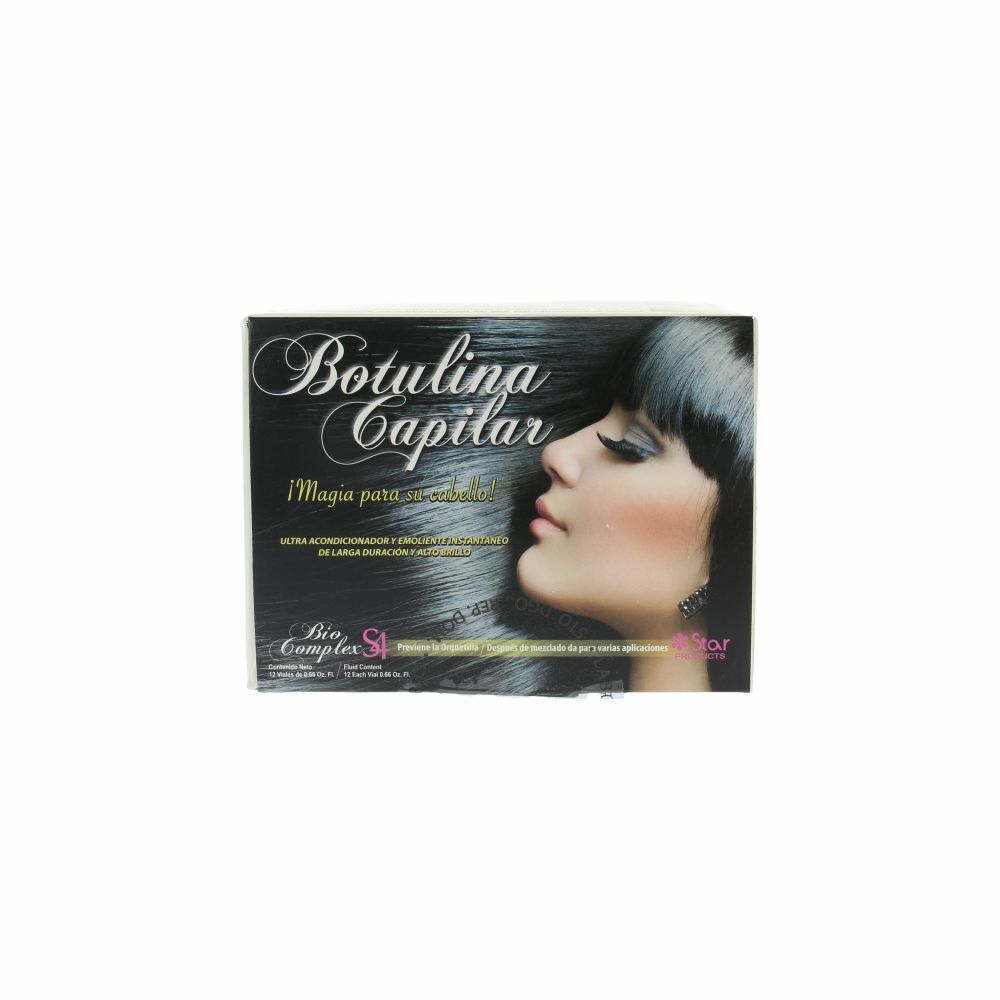 12 Bio Complex Botulina Capilar Treatment: Thickening, Prevents Gray, Hair Loss —