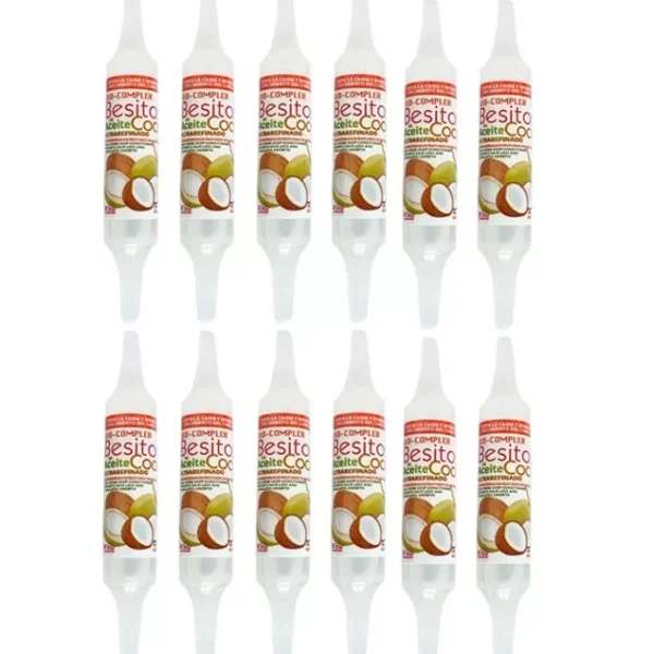 3 Ampoulles Bioactivo Bio Complex High Shine Hair Conditioner Aceite De Coco