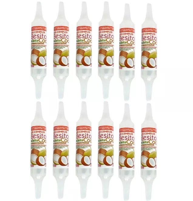 3 Ampoulles Bioactivo Bio Complex High Shine Hair Conditioner Aceite De Coco